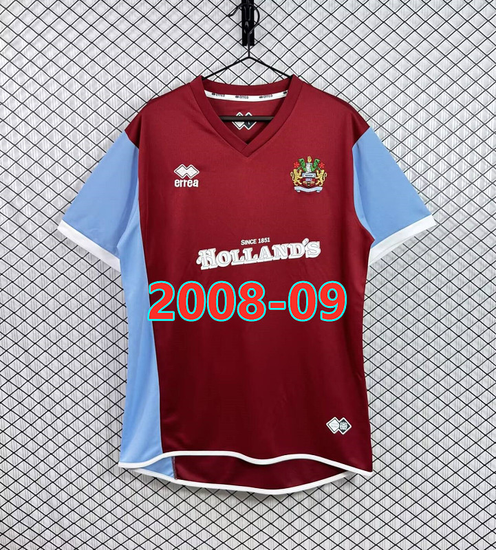 2008-09 Burnley Home Retro Fans Version Jersey