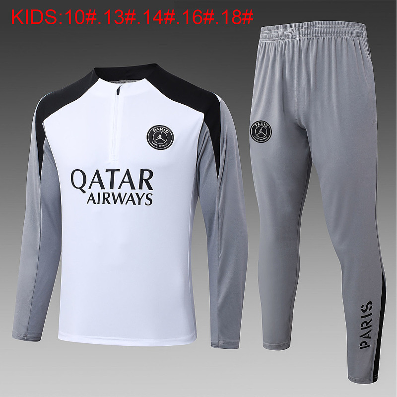 Paris Psg Kids Long Sleeve Tracksuit #10-#18 · 5