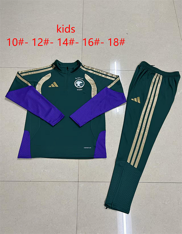 2026 Saudi Arabia Kids Long Sleeve Tracksuit 10#-18# · 6