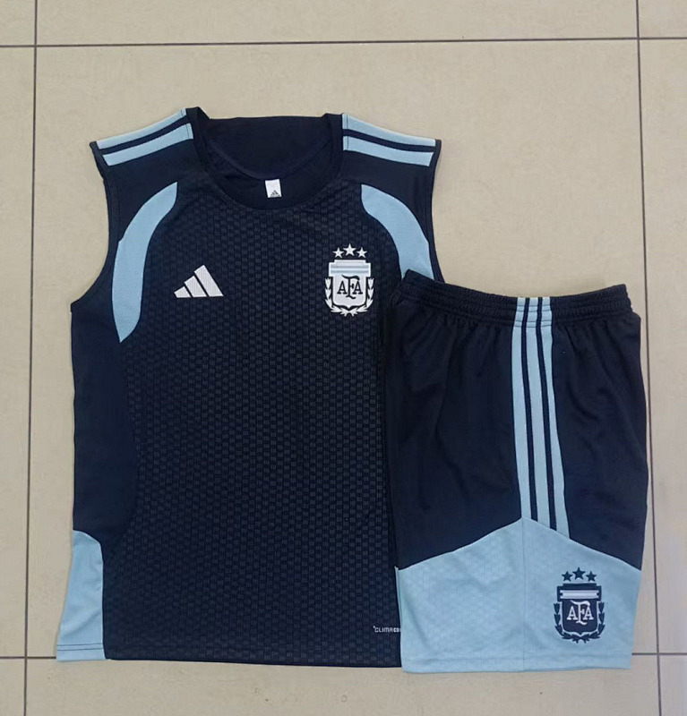2026 Argentina Short Sleeve Vest Tracksuit · 4