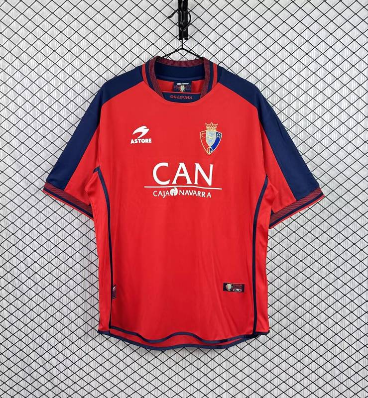2000-01 Osasuna Home Retro Fans Version Jersey · 6