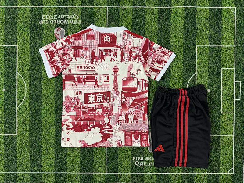2026 Japan Special Kids Jersey+shorts Kit 16#-28# · 4