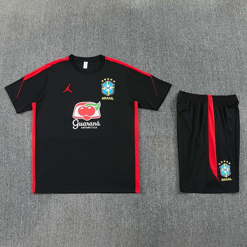 2026 Brazil Kids Short Sleeve Tracksuit 20#-28# · 4