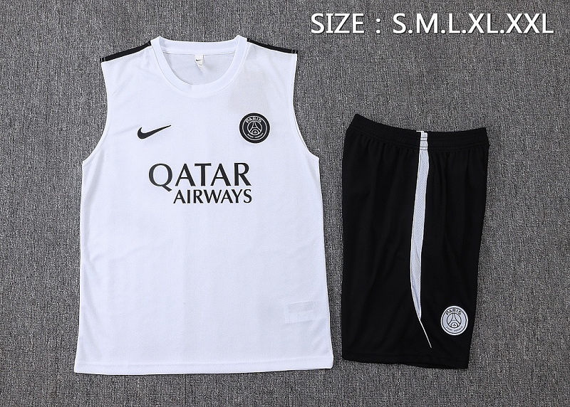 Paris Psg Short Sleeve Vest Tracksuit · 5