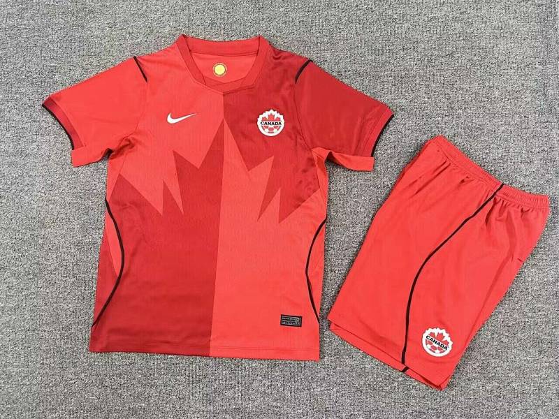2026 Canada Home Kids Jersey+shorts Kit 16#-28# · 5