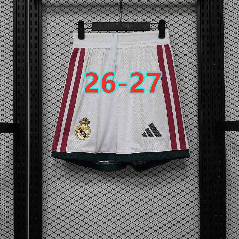 Real Madrid Home Player Version Shorts