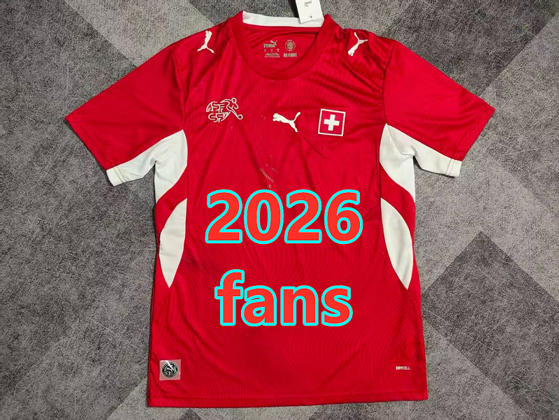 2026 Switzerland Home Fans 32 Teams Jersey 32 · 4