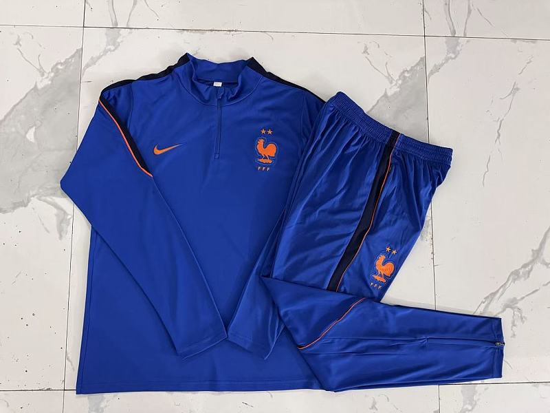 2026 France Kids Long Sleeve Tracksuit 10#-18# · 3
