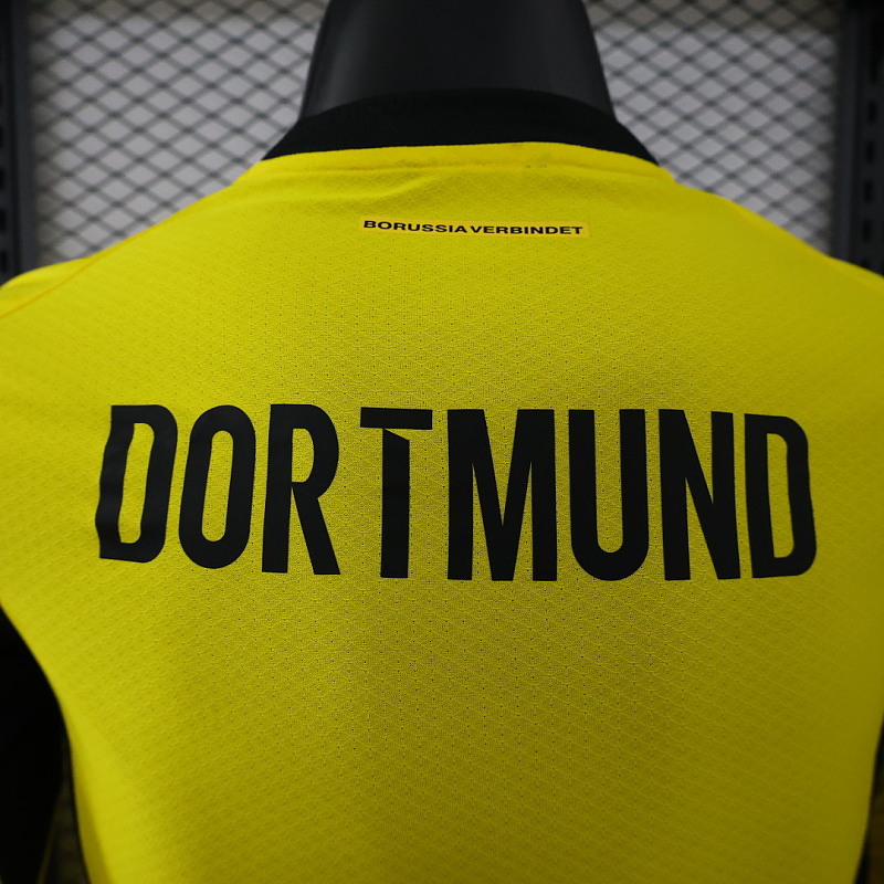 Dotmund Home Player Long Sleeve Jersey · 2