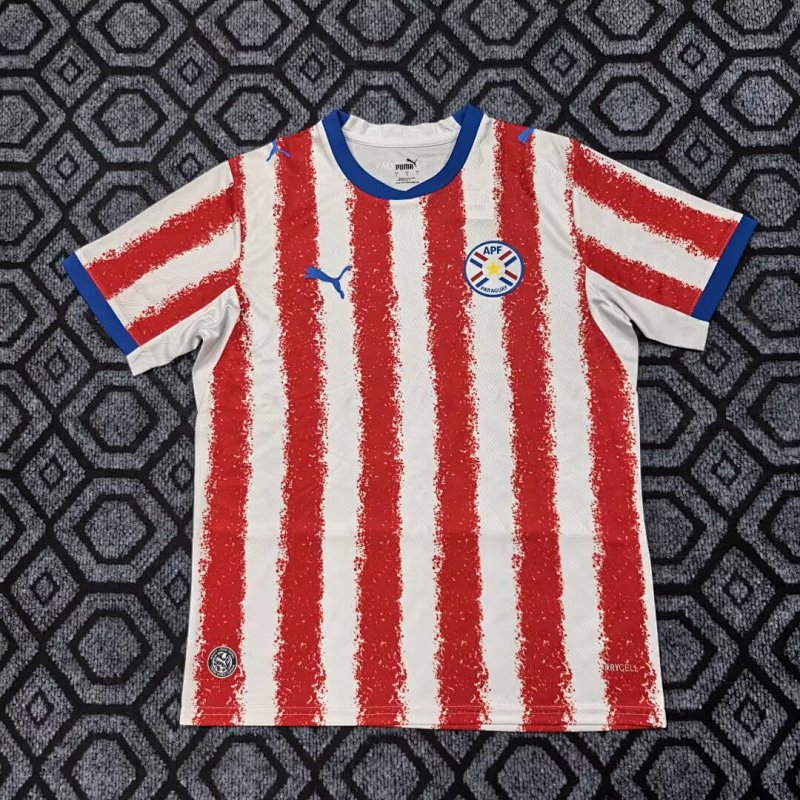 2026 Paraguay Home Fans Version Jersey · 5