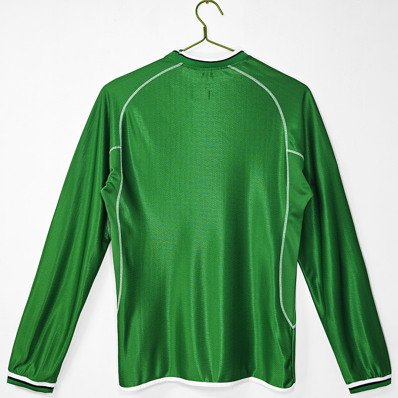 2002 Ireland Home Retro Long Sleeve Jersey 7