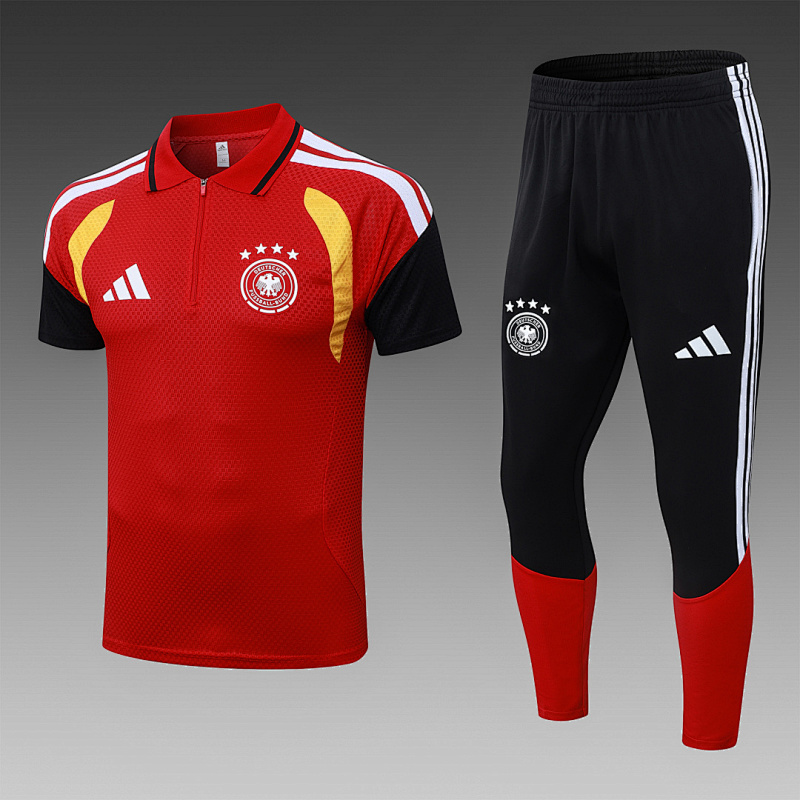 2026 Germany Player Short Sleeve+pants Kit Polo · 5