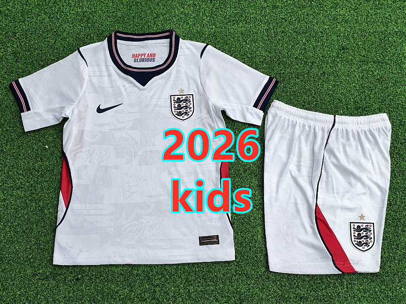 2026 England Home Kids Player 16 Teams Kit 16#-28# 16 · 6