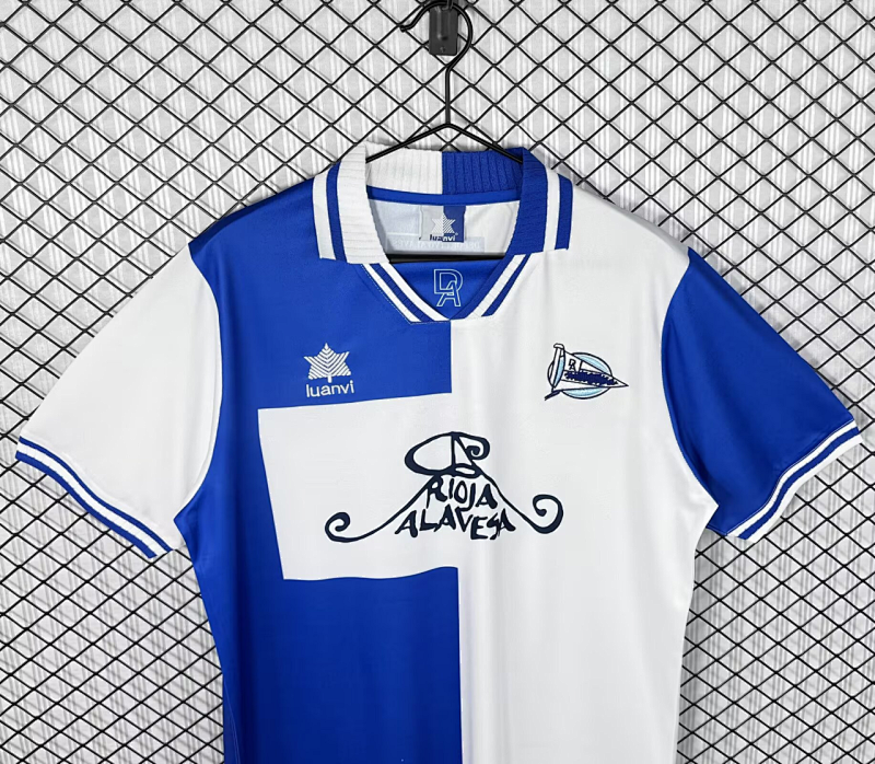 2000-01 Alaves Home Retro Fans Version Jersey · 4