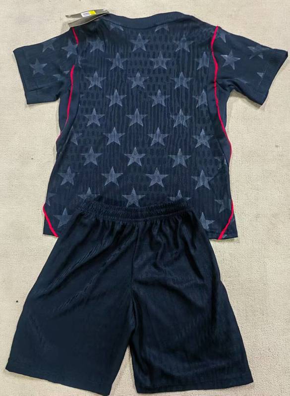 2026 United States Away Player Kids Jersey+shorts Kit 16#-28# 2