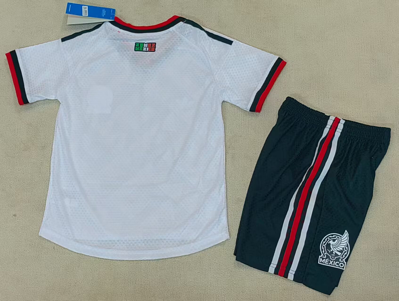 2026 Mexico Away Player Kids Jersey+shorts Kit 16#-28# · 5