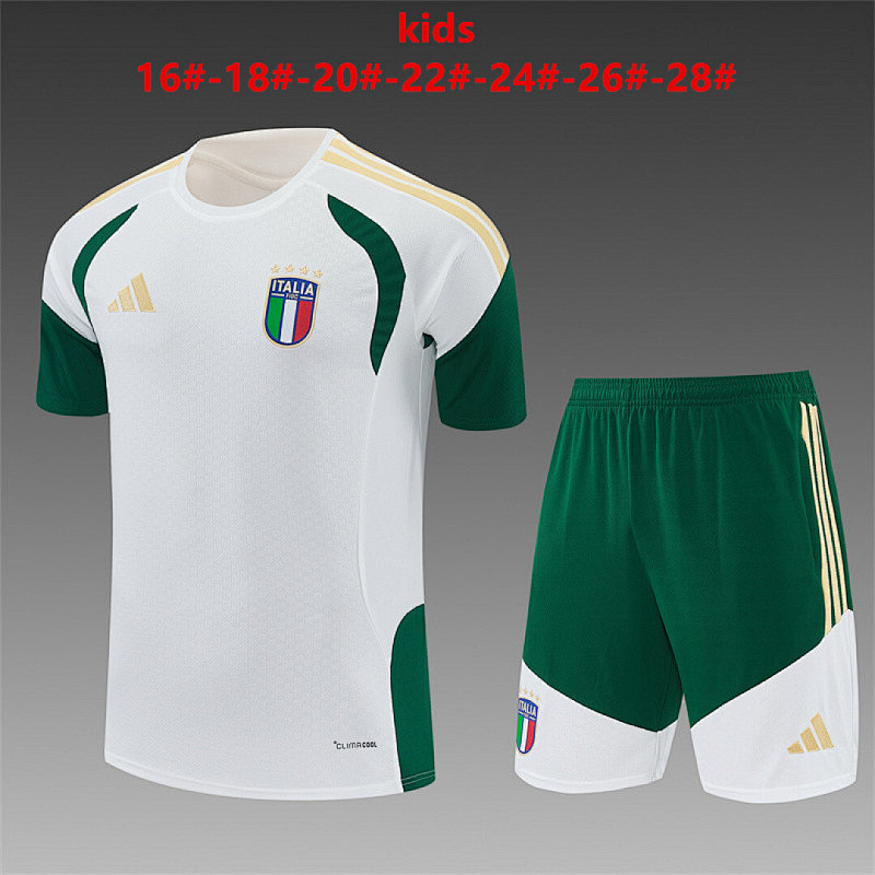 2026 Italy Kids Short Sleeve Tracksuit 16#-28# · 3