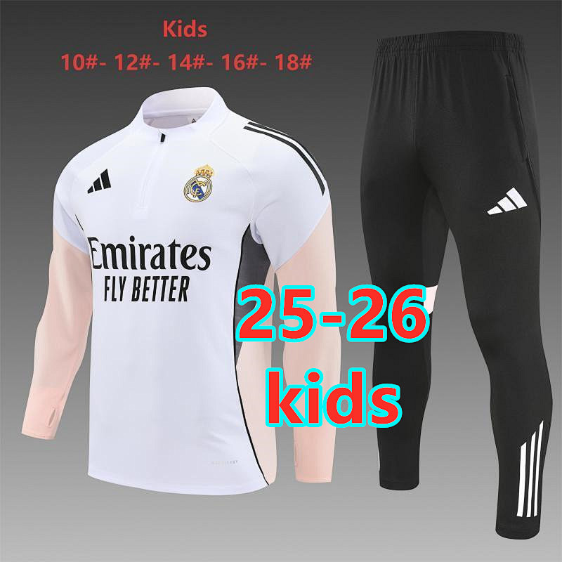 Real Madrid Kids Long Sleeve Tracksuit 10#-18#