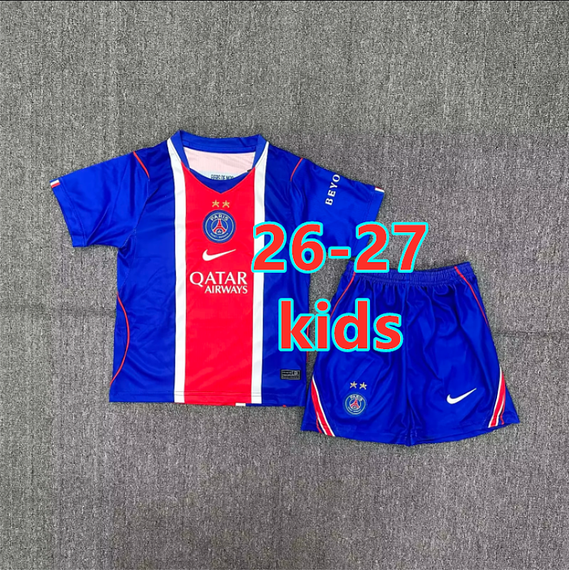 Paris Psg Home Kids Jersey+shorts With 2 Stars 16#-28#