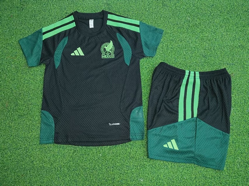Ay：2026 Mexico Kids Player Short Sleeve+shorts Kit 16#-28# · 3
