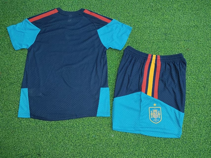 2026 Spain Kids Player Short Sleeve+shorts 16#-28# · 3