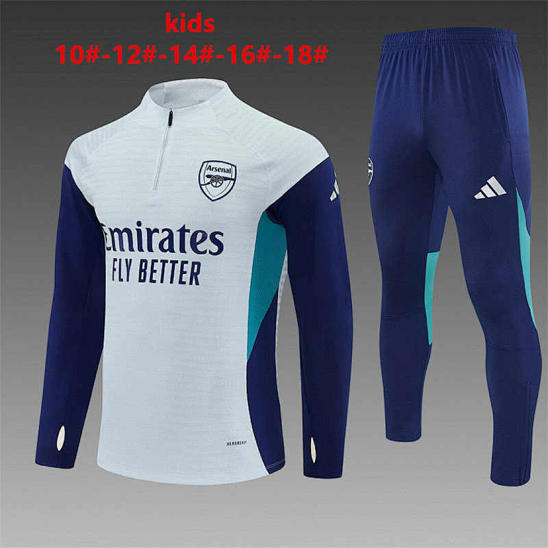 Arsenal Kids Player Long Tracksuit #10-#18 · 4