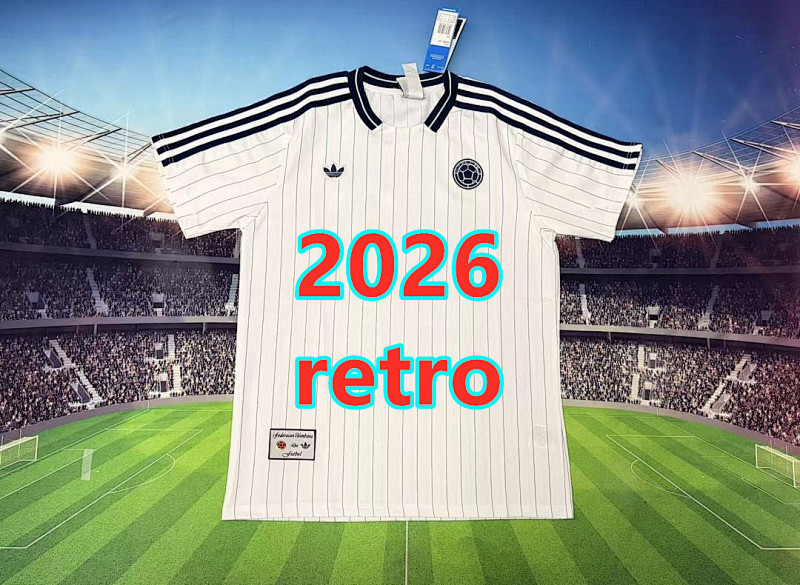2026 Colombia Retro Fans Version Jersey