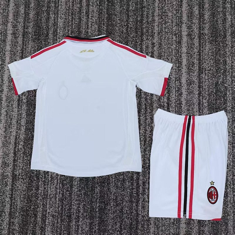 Ac Milan Away Retro Kids Jersey+shorts Kit 16#-28 Ac · 3
