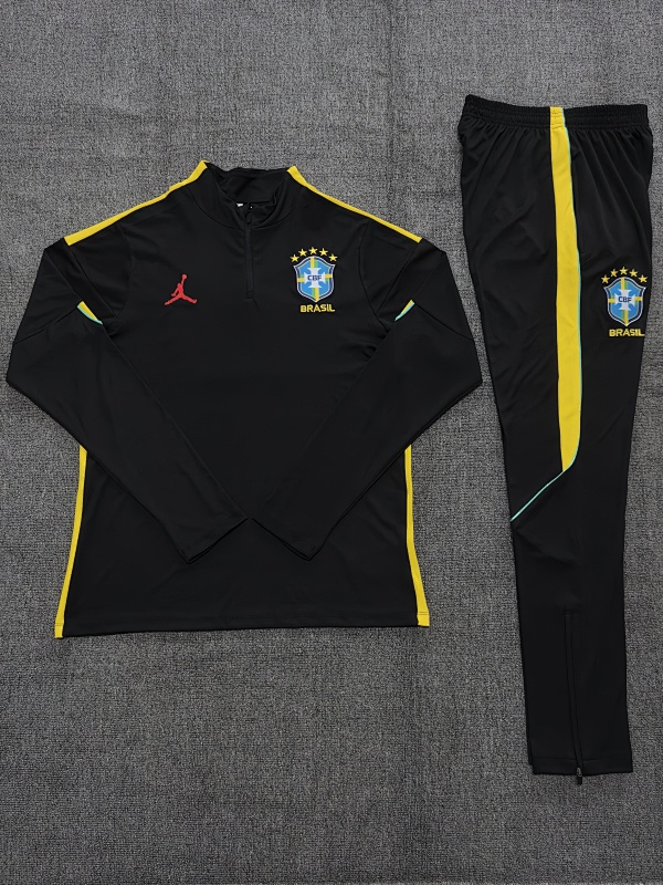 2026 Brazil Kids Long Sleeve Tracksuit #10-#18 · 4