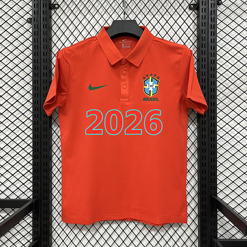 2026 Brazil Polo Jersey Polo · 2
