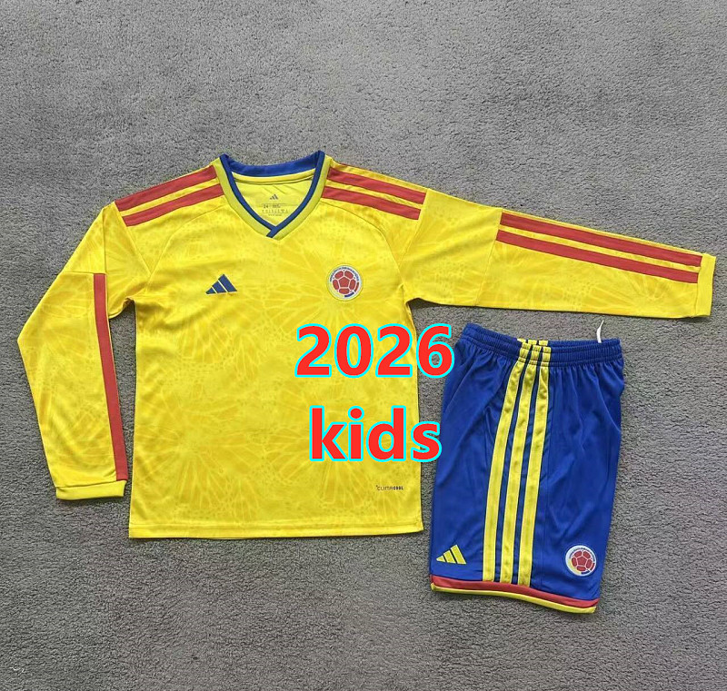 2026 Colombia Home Kids Long 16 Team 16#-28# 16 · 4