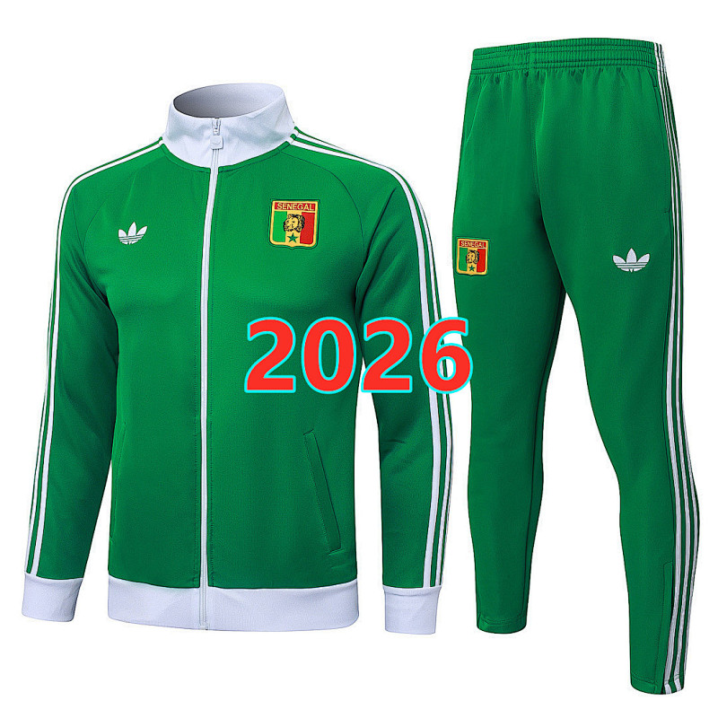 2026 Senegal Long Zipper Jacket