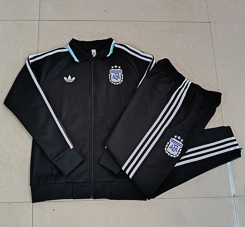 2026 Argentina Kids Long Zipper Jacket 10#-18# · 4