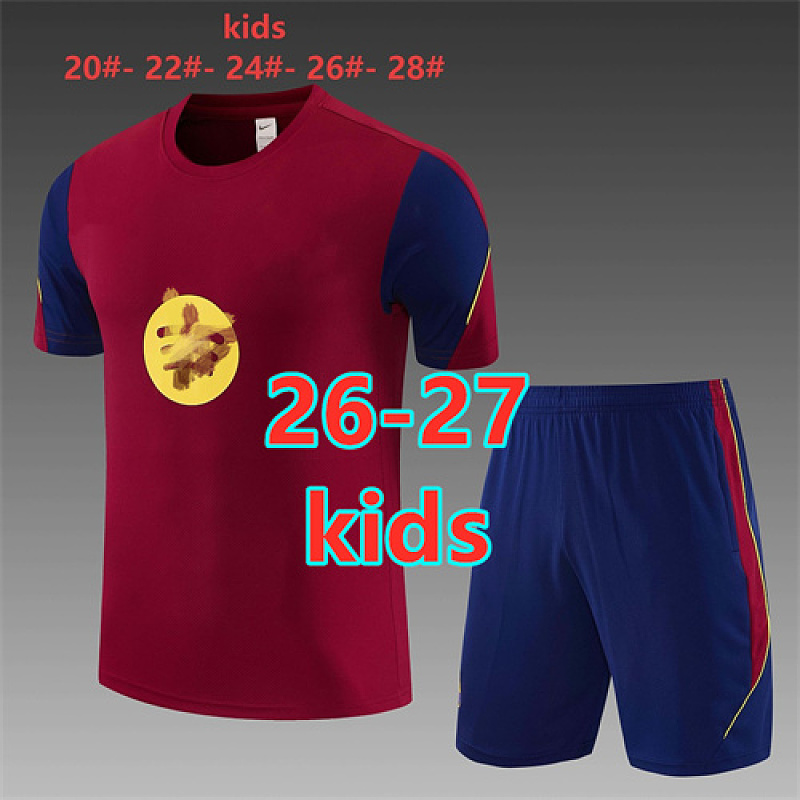 Barcelona Kids Short Sleeve Tracksuit 20#-28# 5