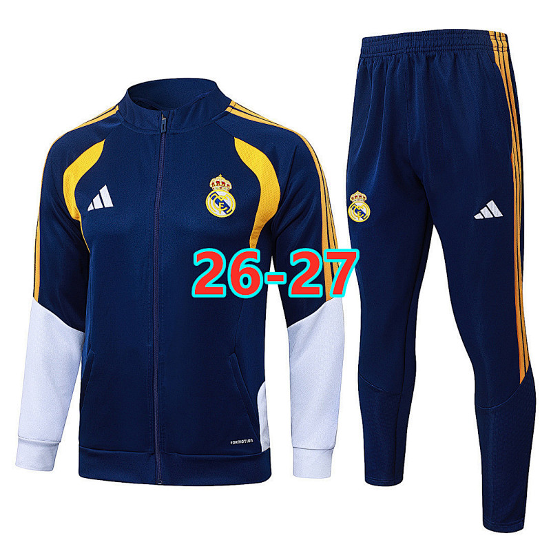 Real Madrid Long Zipper Jacket
