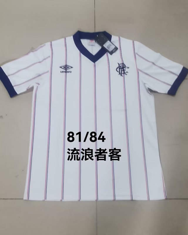 19981-84 Rangers Away Retro Jersey · 2