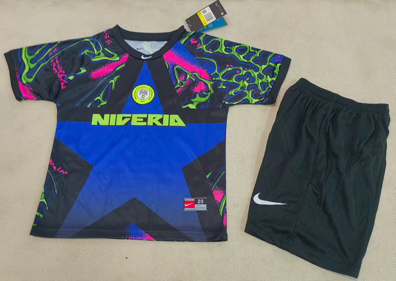 2026 Nigeria Goalkeeper Kids Jersey+shorts Kit 16#-28# · 6