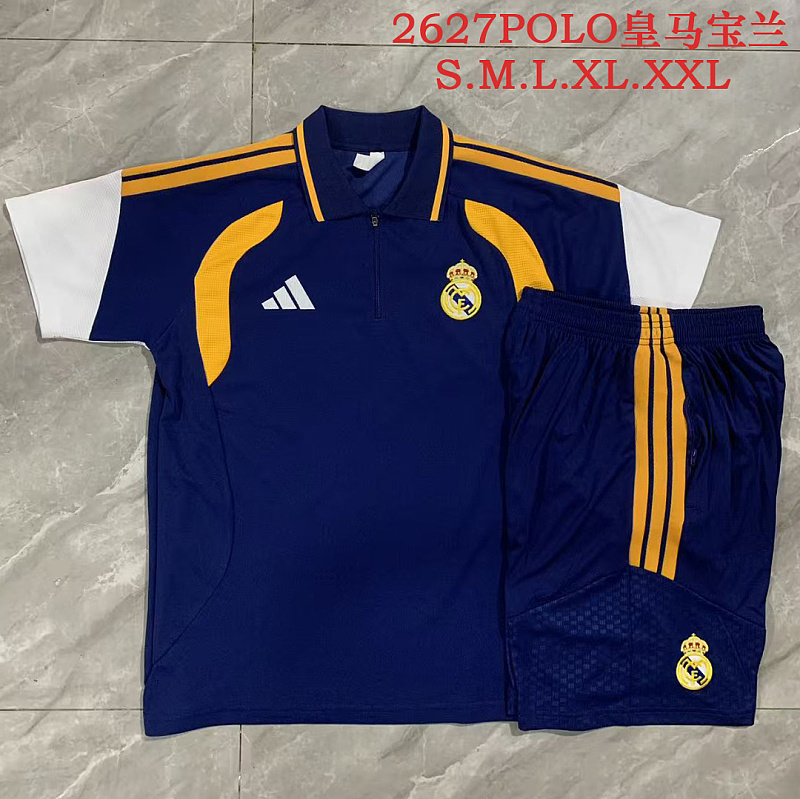 Real Madrid Polo Short Sleeve Tracksuit Polo 10