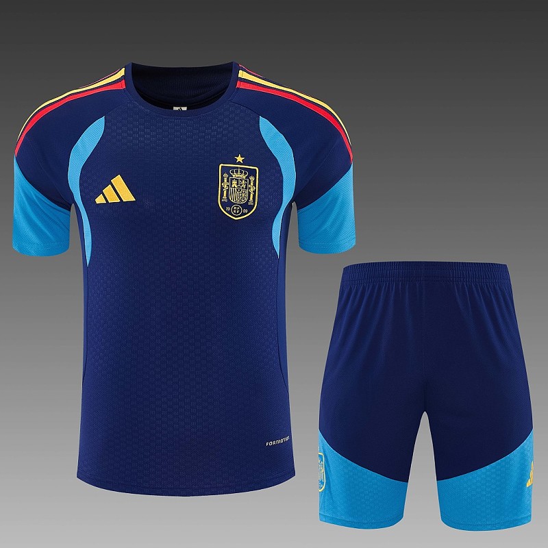 2026 Spain Kids Short Sleeve Tracksuit Kit 20#-28# · 6