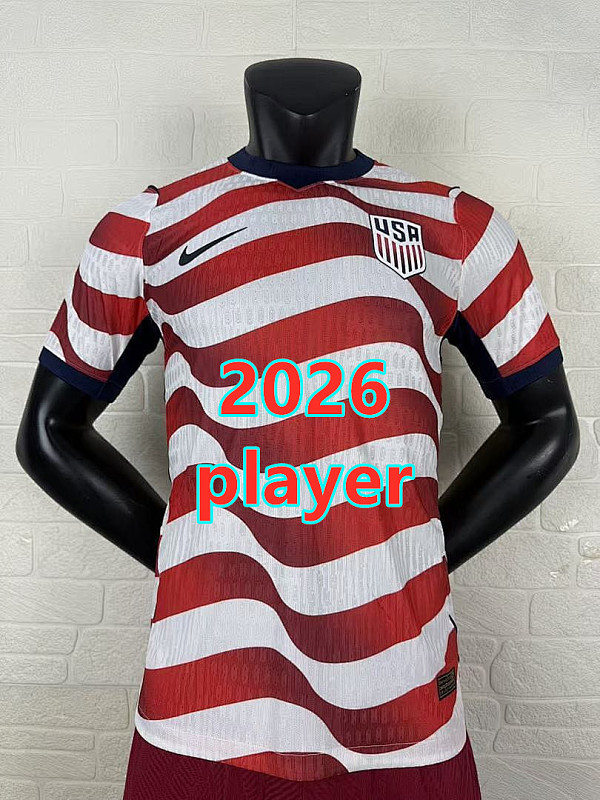 2026 United States Home Player 16 Team Jersey 16 · 4