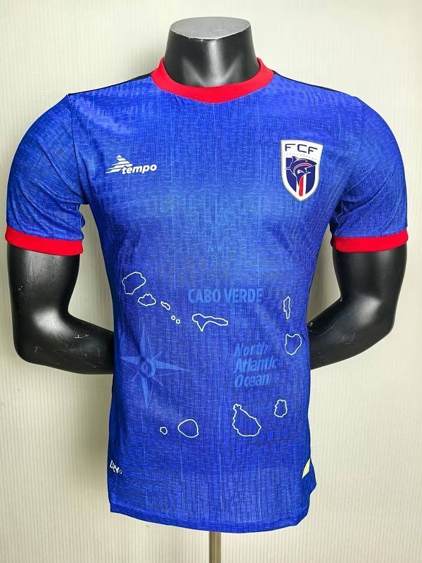 2026 Cape Verde Home Player 32 Teams Jersey 32 7