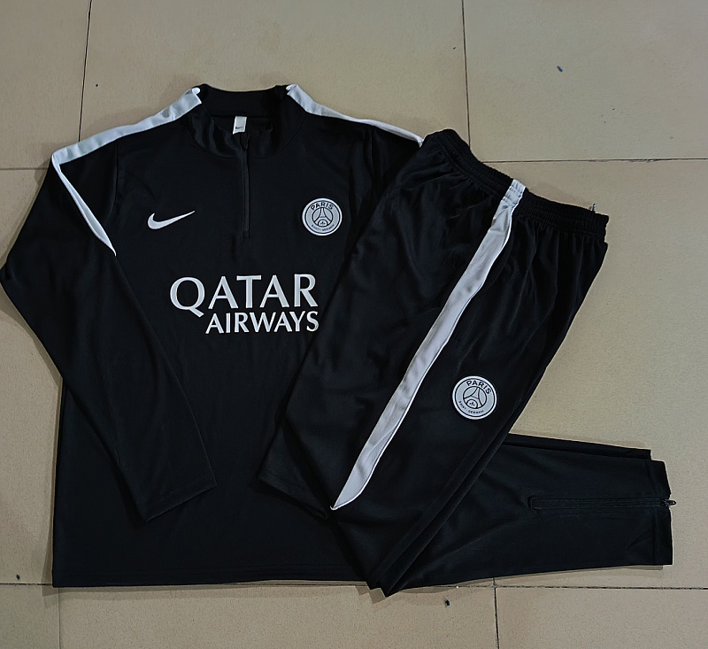 Paris Psg Kids Long Sleeve Tracksuit #10-#18 4