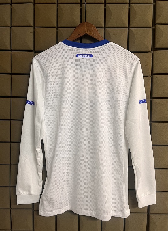 2010 Netherlands Away Retro Long Sleeve Jersey · 4