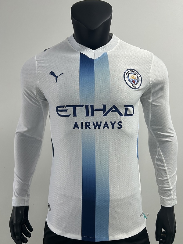 Manchester City Away Player Long Sleeve Jersey · 5