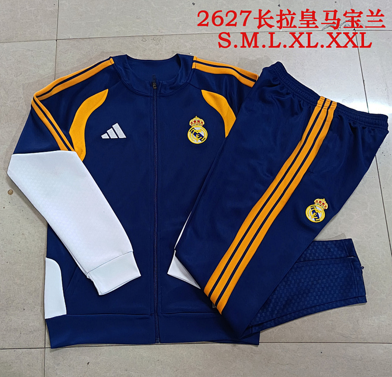 Real Madrid Long Zipper Jacket 3