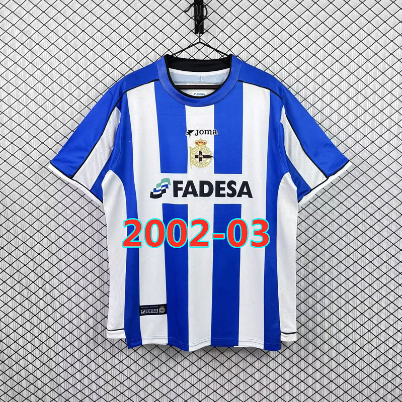 2002-03 Deportivo Home Retro Fans Version Jersey