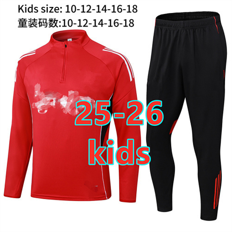 Manchester United Kids Long Sleeve Tracksuit 10#-18# · 2
