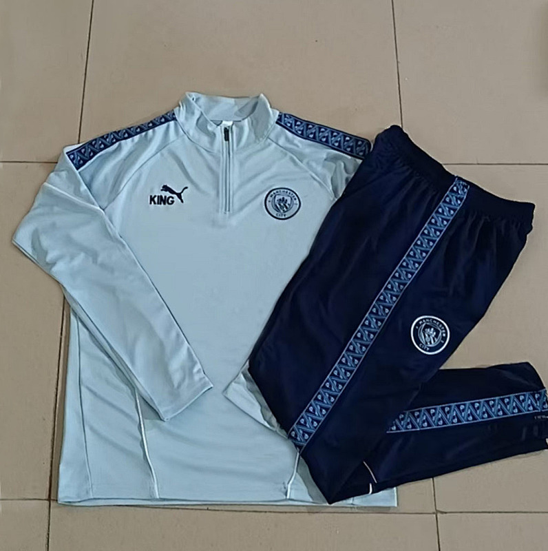 Manchester City Kids Long Sleeve Tracksuit 10#-18# · 3