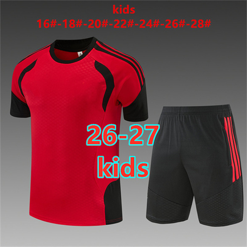 Manchester United Kids Short Sleeve Tracksuit 16#-28# 4