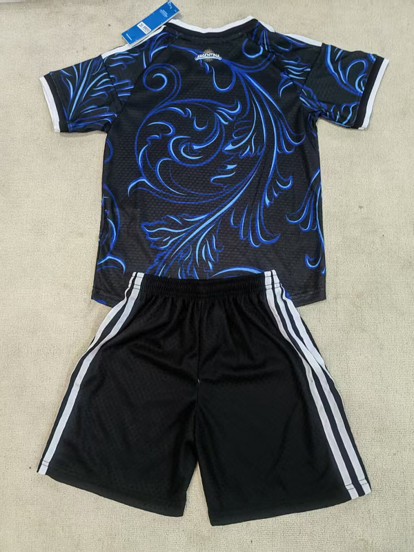 2026 Argentina Away Player Kids Jersey+shorts Kit 16#-28# · 4